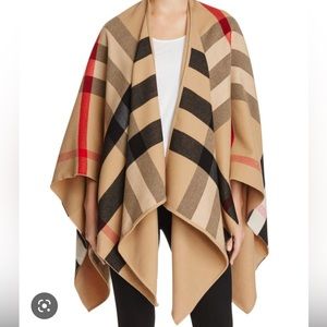 Burberry reversible cape - originally purchased at Nordstrom.